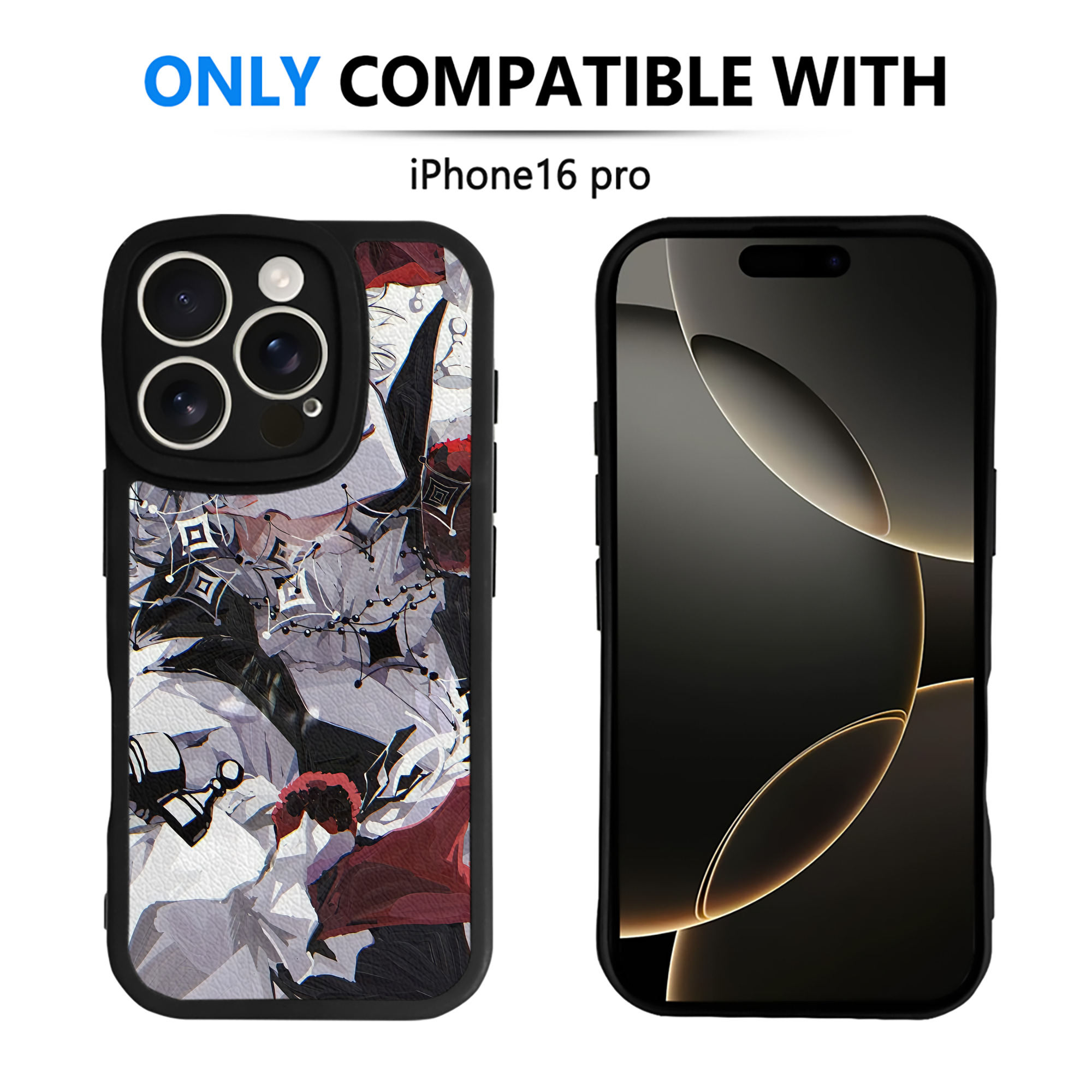 （画像用） 文豪ストレイドッグス Bungo Stray Dogs 【iPhone 16シリーズ対応】シリコンスマホケース（レザー調） 材質：シリコン